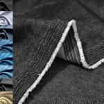 1-Yard 8 oz Gray Black Denim Fabric for Sewing, Crafting| Stylish Denim Fabric |Denim Fabric by The Yard| Jean Material|Denim Material|Gray Black Jean Fabric