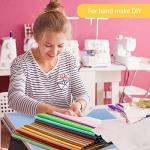 60 Pcs Cotton Fabric Bundle Fat Quarters for Sewing and Quilting Colorful Fabric Bundles Precut Square for DIY Craft Patchwork(4 x 4 Inch)