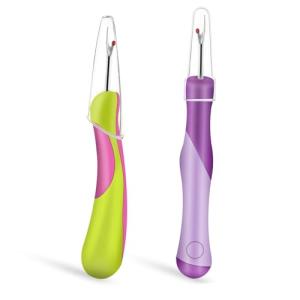 2 PCS Seam Rippers for Sewing : Seam Ripper and Thread Remover, Stitch Remover Unpicker Tool, for Hand Sewing, Crafts and Knitting Seam Removers Crafting Removing Threads Tools, Stitching Purple