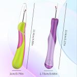 2 PCS Seam Rippers for Sewing : Seam Ripper and Thread Remover, Stitch Remover Unpicker Tool, for Hand Sewing, Crafts and Knitting Seam Removers Crafting Removing Threads Tools, Stitching Purple