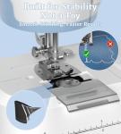 SEDNEE Sewing Machine for Beginners, 16 Built-In Stitches, Small Sewing Machine with Accessory Kit, 2-Speed, Foot Pedal, Storage Drawer, Portable Tabletop Full-Feature Design for Home DIY (Blue)