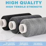 72 pcs Sewing Thread Kit, 36 Colors 400yd Polyester Thread with Matched 36 Colors Bobbins, Thread for Sewing for Hand & Sewing Machine, Emergency and Travel, DIY and Home.