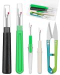 ZMAAGG Seam Rippers for Sewing, 2 Big and 2 Small Stitch Remover Tools, Thread Ripper with Thread Snips for Sewing and DIY Craft
