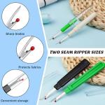 ZMAAGG Seam Rippers for Sewing, 2 Big and 2 Small Stitch Remover Tools, Thread Ripper with Thread Snips for Sewing and DIY Craft
