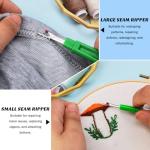 ZMAAGG Seam Rippers for Sewing, 2 Big and 2 Small Stitch Remover Tools, Thread Ripper with Thread Snips for Sewing and DIY Craft