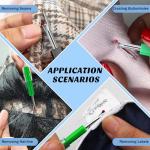 ZMAAGG Seam Rippers for Sewing, 2 Big and 2 Small Stitch Remover Tools, Thread Ripper with Thread Snips for Sewing and DIY Craft