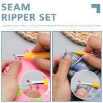 ZMAAGG Seam Ripper, 4 Big and 4 Small Stitch Remover Tools, Seam Rippers for Sewing, Thread Remover Tool with Thread Snip, Storage Box