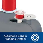 Brother RLX3817G Full Size 17 Stitch Sewing Machine Grey,Refurbished