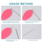 AOFITOA 12 Color Sewing Thread Kit, All Purpose Thread Polyester, 400 Yards Each Spool with Sewing Needle & Threader, Needle and Polyester Threads Small kit Applicable to DIY and Home Hand Stitching.