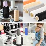 AOFITOA 12 Color Sewing Thread Kit, All Purpose Thread Polyester, 400 Yards Each Spool with Sewing Needle & Threader, Needle and Polyester Threads Small kit Applicable to DIY and Home Hand Stitching.