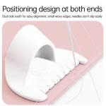 Edge Sewing Lockranding Tool, 4 Pcs 3mm Sewing Gauge Ruler Set, Sewing Templates Rulers Needle Gauge Quilting Ruler Measuring Tool Seam Gauge for Sewing Straight (3mm)