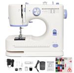 Sewing Machine with 12 Built-in, Stitches & 2 Speed(High-Low Speeds) Sewing Machine for Beginners with Accessory Kit,with Foot Pedal，LEDLight