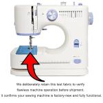 Sewing Machine with 12 Built-in, Stitches & 2 Speed(High-Low Speeds) Sewing Machine for Beginners with Accessory Kit,with Foot Pedal，LEDLight