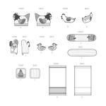 Simplicity SS9773OS Chicken Themed Kitchen Accessories Sewing Pattern Packet by Carla Reiss Design, Code S9773, One Size Each