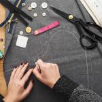 8" Heavy Duty Fabric Scissors - Tailor Scissors Ultra Sharp Blades and Comfort Grip Handles - For Office, Home, Sewing, Artists and Crafts