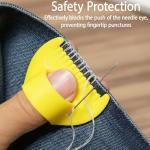 7-Piece Sewing Gauge, Stitch Guide Kit with 3 Rulers and 4 Seam Allowance Templates, Silicone Sewing Measuring Tools for Precise Stitching