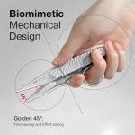 Eptchn Premium Fabric Scissors for Cutting Clothes, Small Multi-Purpose Stainless Sewing Leather Dressmaking, Professional Crafting Shears Microcrystalline Steel Shears Office Cutting Tools (Silver)