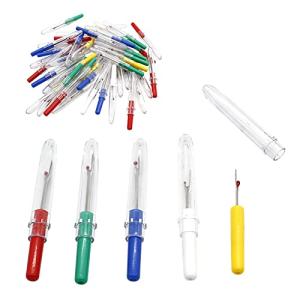 Suiwotin 50pcs Seam Rippers Thread Remover, Small Seam Ripper Tool for Sewing, Stitch Ripper Sewing Seam Ripper Set, Colorful Stitch Ripper Tool Thread Unpicker