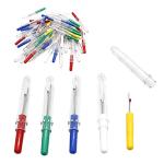 Suiwotin 50pcs Seam Rippers Thread Remover, Small Seam Ripper Tool for Sewing, Stitch Ripper Sewing Seam Ripper Set, Colorful Stitch Ripper Tool Thread Unpicker