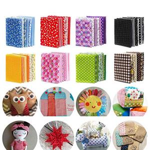 150 Pcs Pre-Cut Cotton Fabric Squares Bundle