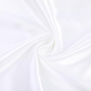 Satin Fabric by The Yard 60 Inch Wide Soft Silky Charmeuse Satin Fabric Soft Cloth Fabric Bridal Dress, Wedding Decorations, Crafts, Sewing, Draping, DIY Apparel Crafts (White, 1 Yard)