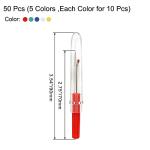 Suiwotin 50pcs Seam Rippers Thread Remover, Small Seam Ripper Tool for Sewing, Stitch Ripper Sewing Seam Ripper Set, Colorful Stitch Ripper Tool Thread Unpicker
