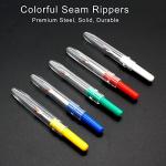 Suiwotin 50pcs Seam Rippers Thread Remover, Small Seam Ripper Tool for Sewing, Stitch Ripper Sewing Seam Ripper Set, Colorful Stitch Ripper Tool Thread Unpicker