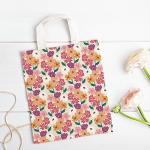 Whaline 12Pcs Retro Floral Cotton Fabric Bundles Wildflower Fabric Square Vintage Flower Sewing Fabrics for DIY Handmade Craft Decor, 10 x 10 in