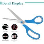 Xnluothsk 6 Packs Sewing Craft Scissors Bulk,8" Multipurpose Heavy Duty Sharp Scissors,Stainless Steel Shears for Home Office Student Supplies,6 Colors