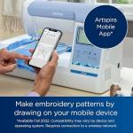 Brother PE900 5" x 7" Embroidery Machine with 80 Embroidery Thread Spools and Accessories