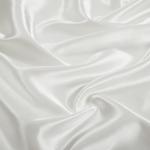 White Satin Fabric by The Yard, 55 Inch Wide, Shiny and Soft Charmeuse Satin Fabric for Sewing Wedding Bridal Dress Crafts, 1 Yard