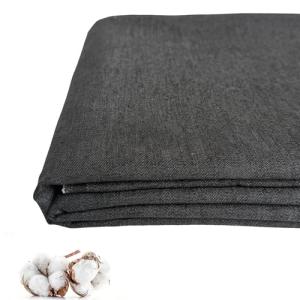 100% Cotton Denim Fabric by The Yard, 6.5oz & 10 oz Comfort Stretch Denim for Apparel, Jeans, Jackets, DIY Sewing (6.5oz-Black, 1 Yard)
