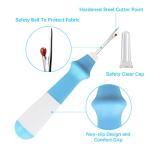 Lhedon Seam Ripper 3 PCS, Seam Rippers for Sewing, Ergonomic Grip, Colorful Large Thread Stitch Remover Tool Handy Stitch Rippers for Sewing Crafting Removing Hems and Seams，Thanksgiving Gifts