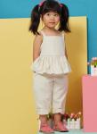 Butterick B6936A Toddlers' Overalls and Dress Sewing Pattern Kit, Design Code B6936, Sizes 1/2-1-2-3-4