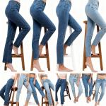 100% Cotton Denim Fabric by The Yard, 6.5oz & 10 oz Comfort Stretch Denim for Apparel, Jeans, Jackets, DIY Sewing (6.5oz-Black, 1 Yard)