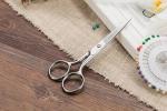 6” Sharp Embroidery Fabric Scissors, Forged Stainless Steel Small Heavy Duty Precision Point Tip Detail Sewing Shears for Dressmaker Tailor Cutting Thread, Yarn, Crafting