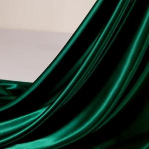 Satin Fabric by The Yard, 2 Yards 55" Wide Premium Forest Green Soft Silky Charmeuse Satin Fabric,Shiny Cloth Fabric for Bridal Wedding Dress,Clothing Making,DIY Crafts,Sewing,Home Decor