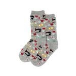 Hot Sox Womens Fun Occupation & Mom Crew Socks- 1 Pair Pack - Cute Funny Mother's Day Gifts Casual, Sewing Supplies (Sweatshirt Gray Heather), 4-10 US