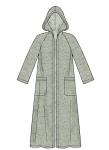 New Look Misses' Coat with Hood Sewing Pattern Packet, Design Code S9129, Sizes XS-S-M-L-XL