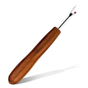 ZMAAGG Seam Ripper, Seam Rippers for Sewing, Remove Stitches with Wood Handle for Sewing and DIY Craft(Big)