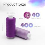 82Pcs Sewing Thread kit, 36 Assorted Colors Machine Threads with Spools, 36 Same Color Prewound Bobbins Threads with 10 Embroidery Needles Set, Polyester Thread for Hand and Sewing Machine