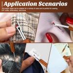 ZMAAGG Seam Ripper, Seam Rippers for Sewing, Remove Stitches with Wood Handle for Sewing and DIY Craft(Big)