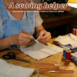 ZMAAGG Seam Ripper, Seam Rippers for Sewing, Remove Stitches with Wood Handle for Sewing and DIY Craft(Big)