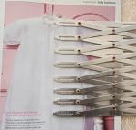 HONEYSEW Expanding Aluminum Sewing Gauge Button Guide Measure Multiple Equal Distance (Sewing Gauge Common)