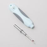 Missouri Star Seam Ripper - Heavy Duty Stitch and Hem Remover Tool with Blade Cover - Ergonomic Sewing and Quilting Essential for Cutting Thread, Light Blue & Gray