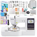 Brother SE700 Combo Embroidery & Sewing Machine with 4" x 4" Embroidery Hoop and 40+ Accessories