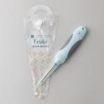 Missouri Star Seam Ripper - Heavy Duty Stitch and Hem Remover Tool with Blade Cover - Ergonomic Sewing and Quilting Essential for Cutting Thread, Light Blue & Gray