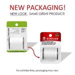 SINGER 150-yard All Purpose Polyester Thread, 1-Pack, White, Model:60100