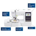 Brother SE700 Combo Embroidery & Sewing Machine with 4" x 4" Embroidery Hoop and 40+ Accessories