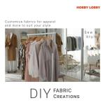 Hobby Lobby White & Blue Monotone Floral Cotton Calico Fabric (2 Yard) - Printed Sewing Lightweight Precut Fabric for Sewing Clothes, Homeware, & Other Accessories